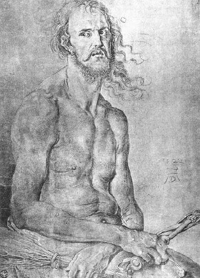 Albrecht Durer Self-Portrait as the Man of Sorrows china oil painting image